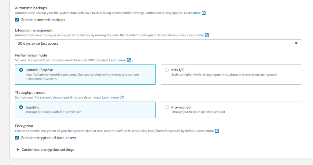 Getting started with AWS Elastic File System - CloudySave